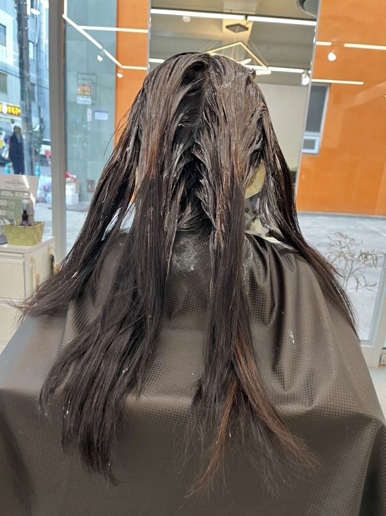 청주시 염색 애쉬브라운 추천 시술 사례 이미지 4