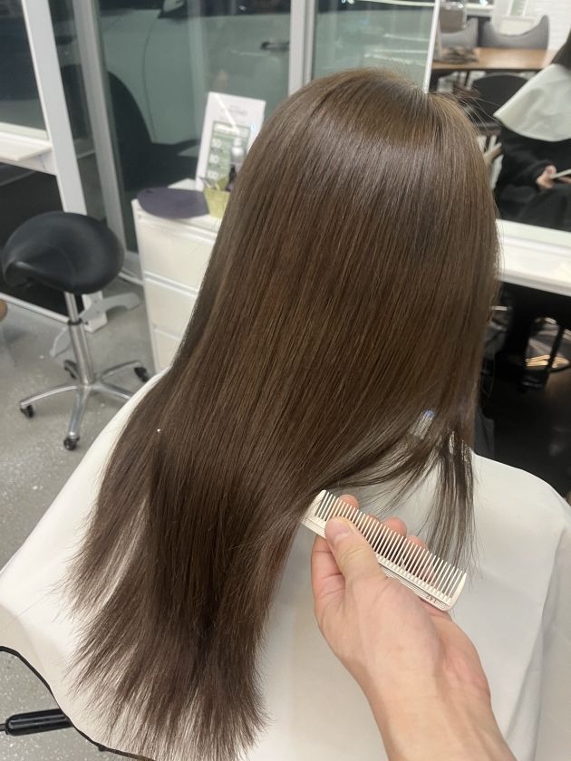청주시 염색 애쉬브라운 추천 시술 사례 이미지 1