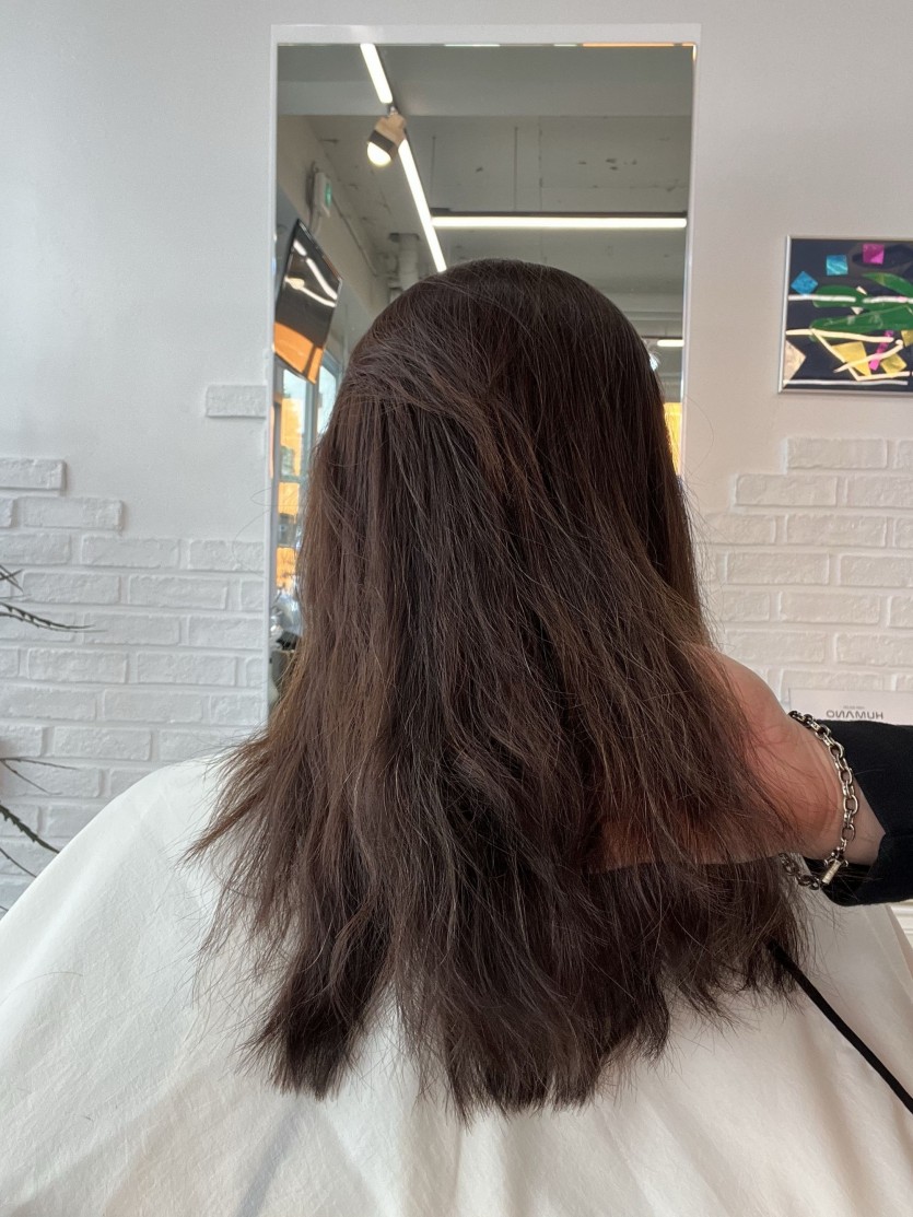 청주시 여자 러블리펌 가는연모의 탄력셋팅펌 시술 사례 이미지 1