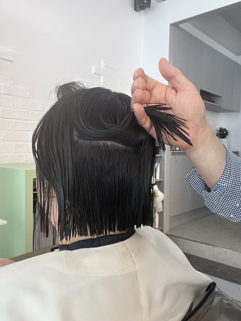 청주시 여자 태슬펌 가는모발 곱슬모 매직펌 시술 사례 이미지 3