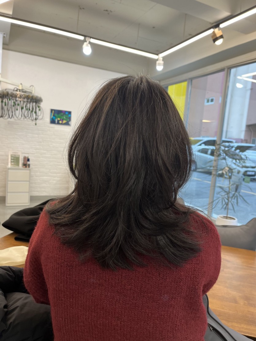 청주시 여자 에어레이어컷 시술 사례 이미지 1