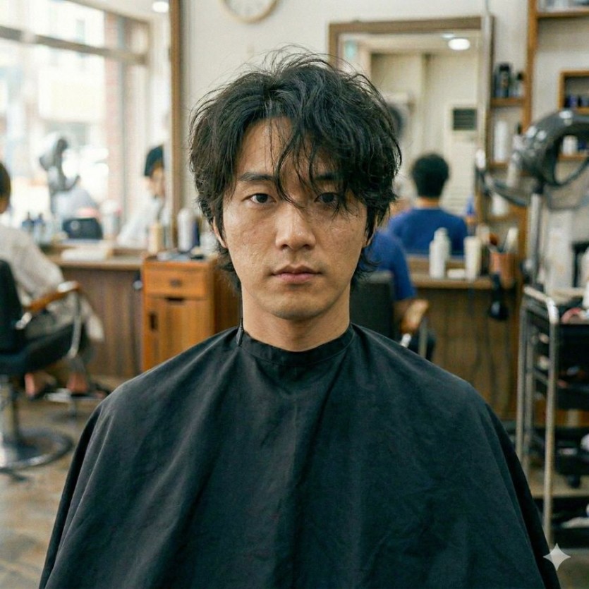 성북구 남자 가르마컷 계란형 분께 추천 시술 사례 이미지 4