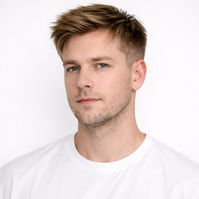 성북구 남자 내추럴멀릿컷 둥근 얼굴형 추천 시술 사례 이미지 1