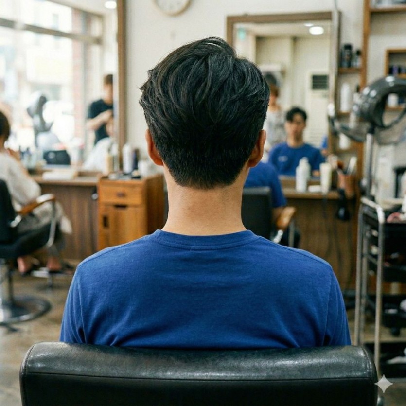 성북구 남자 가르마컷 계란형 분께 추천 시술 사례 이미지 3