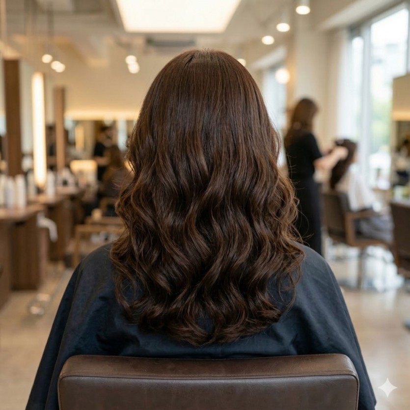 시흥시 여자 그레이스펌 풍성한 볼륨감과 우아한 분위기 연출 시술 사례 이미지 5