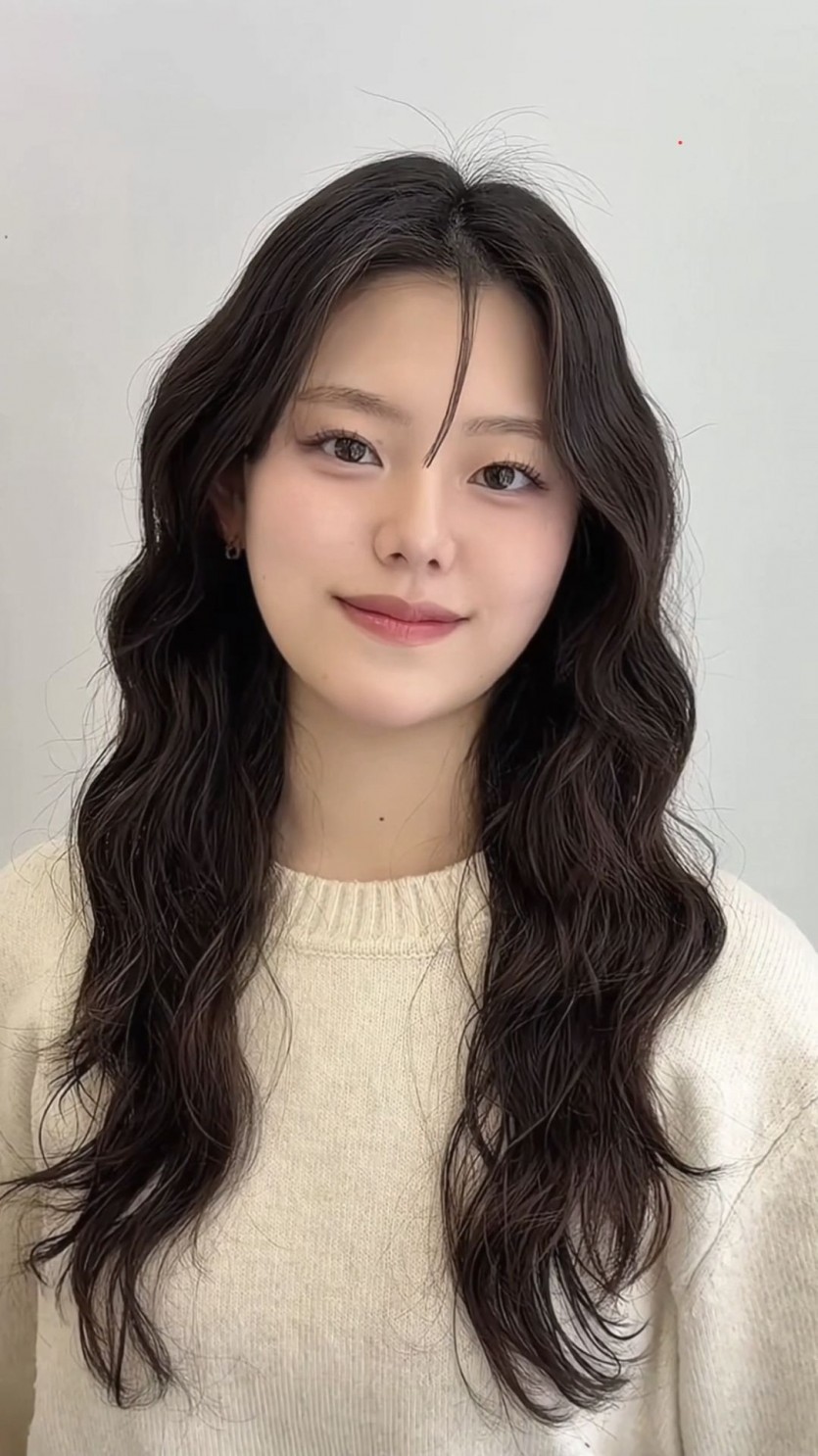 성북구 여자 굵은히피펌 시술 사례 이미지 1