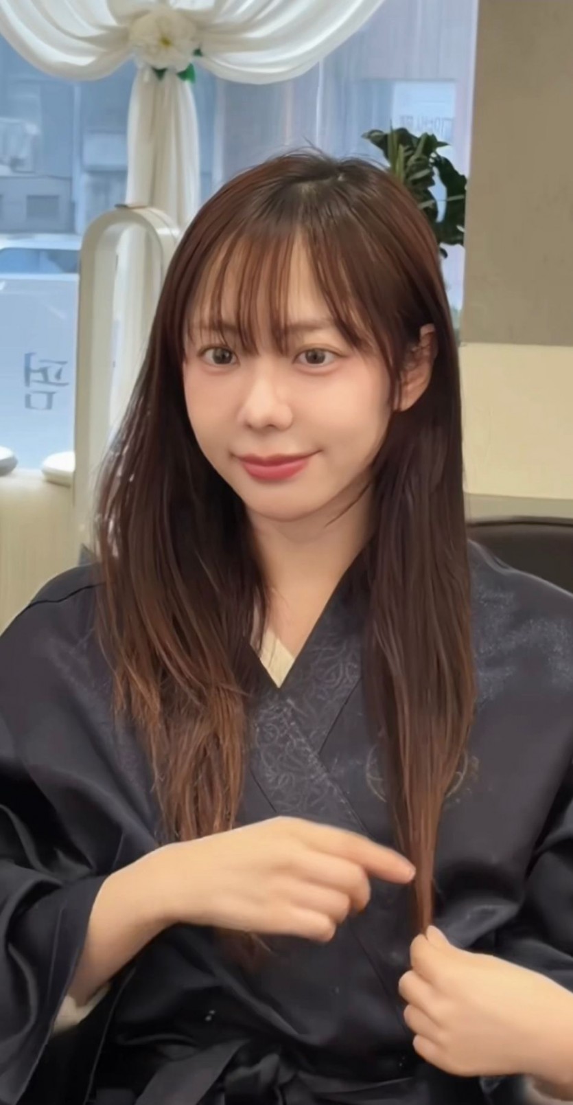 성북구 여자 긴머리웨이브펌 시술 사례 이미지 2